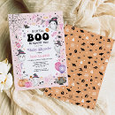 Search for pink halloween invitations For her