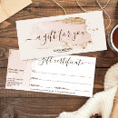 Search for makeup artist business gift certificates Elegant