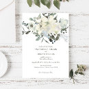 Search for winter floral wedding invitations White