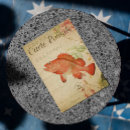 Recherche de poissons cartes postales Poisson rouge