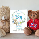Search for floral baby boy shower invitations Cute