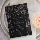 Recherche de modern chic bridal shower invitations Script de calligraphie