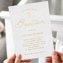 Search for classic christening invitations Gender neutral
