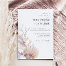 Search for coral reef wedding invitations Seashell