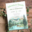 Search for pine tree baby shower invitations Wilderness
