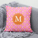 Search for tangerine pillows Girly