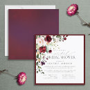 Search for burgundy bridal shower invitations Flowers