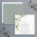Search for grey christening invitations Calligraphy