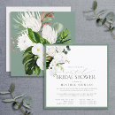 Search for white orchid bridal shower invitations Tropical