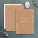 Recherche de terre cuite mariage invitations Rustique