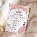 Search for bling quinceanera invitations Elegant classy