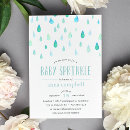 Search for april showers baby shower invitations Watercolor
