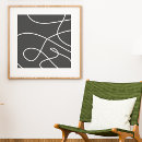 Recherche de noir et blanc abstrait art Minimaliste