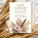 Recherche de bohemian baby shower invitations Gazon de pampas