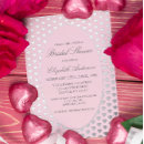 Search for february bridal shower invitations Pink