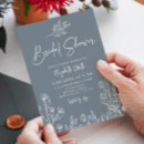 Search for periwinkle bridal shower invitations Modern