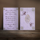 Search for monogram 6x8 invitations For her
