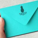 Search for tropical return address rubber stamps Hawaii