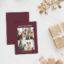 Search for burgundy christmas cards Typography