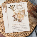Search for brown leaf invitations Mother to be