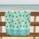 Search for avocado beach towels Kawaii