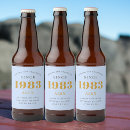 Search for 40th birthday beer labels Typography