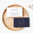 Search for navy and rose gold business cards Chic