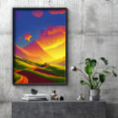 Search for mountains in clouds posters Modern