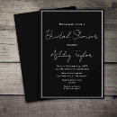 Search for fancy numbers bridal shower invitations Minimalist