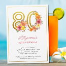 Search for purple 80th birthday invitations Female