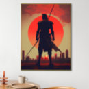 Recherche de samouraï posters Blanc