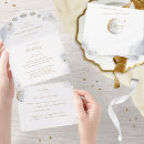 Search for silver stars wedding invitations Celestial