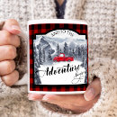 Search for the adventure begins mugs Rustic