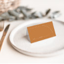 Search for orange place cards Simple