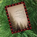 Search for plaid wedding invitations Winter