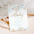 Search for snowflakes baby shower invitations Glitter