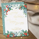 Search for evergreens christmas cards Holly