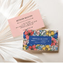Recherche de bleu jaune cartes visite Boho