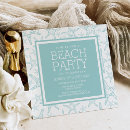 Search for turquoise starfish invitations Aqua