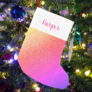 Search for rainbow christmas stockings Girly