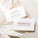 Recherche de couleurs roses cartes visite Élégant
