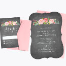 Search for chalkboard wedding invitations Garden