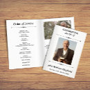 Search for man funeral programs Elegant