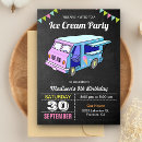 Search for ice cream truck invitations Colourful