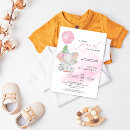 Search for cute elephant baby shower invitations Sweet little peanut