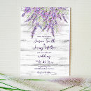 Search for lavender and white wedding invitations Modern