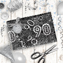Search for white silver wrapping paper Typography