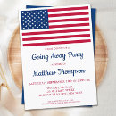 Recherche de soldat militaire invitations Drapeau américain
