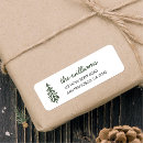 Search for new years return address labels Watercolor