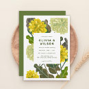 Search for yellow and green wedding invitations Garden